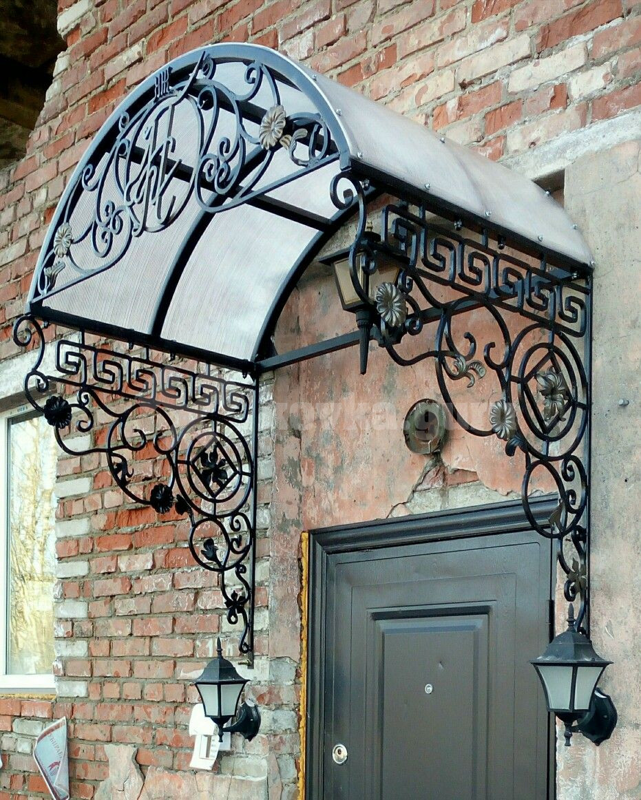 козырёк над входной дверью | Кузнечный форум Kovka.guru